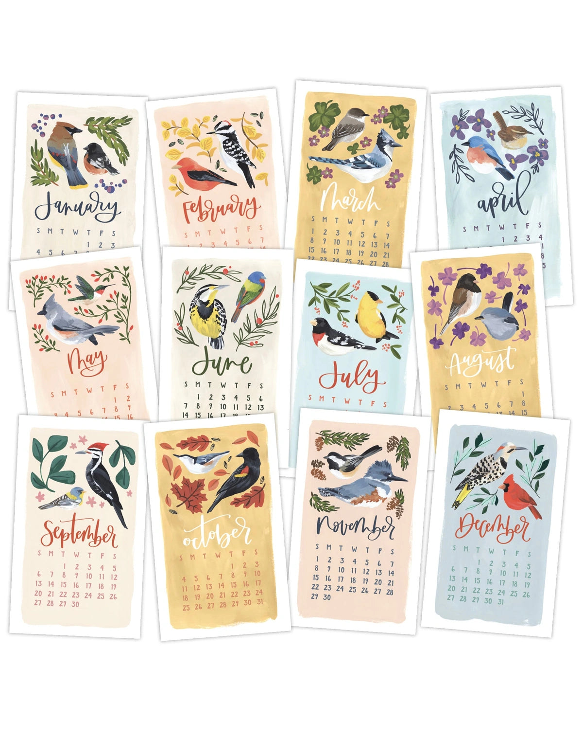 Feathered Friends 2026 Calendar