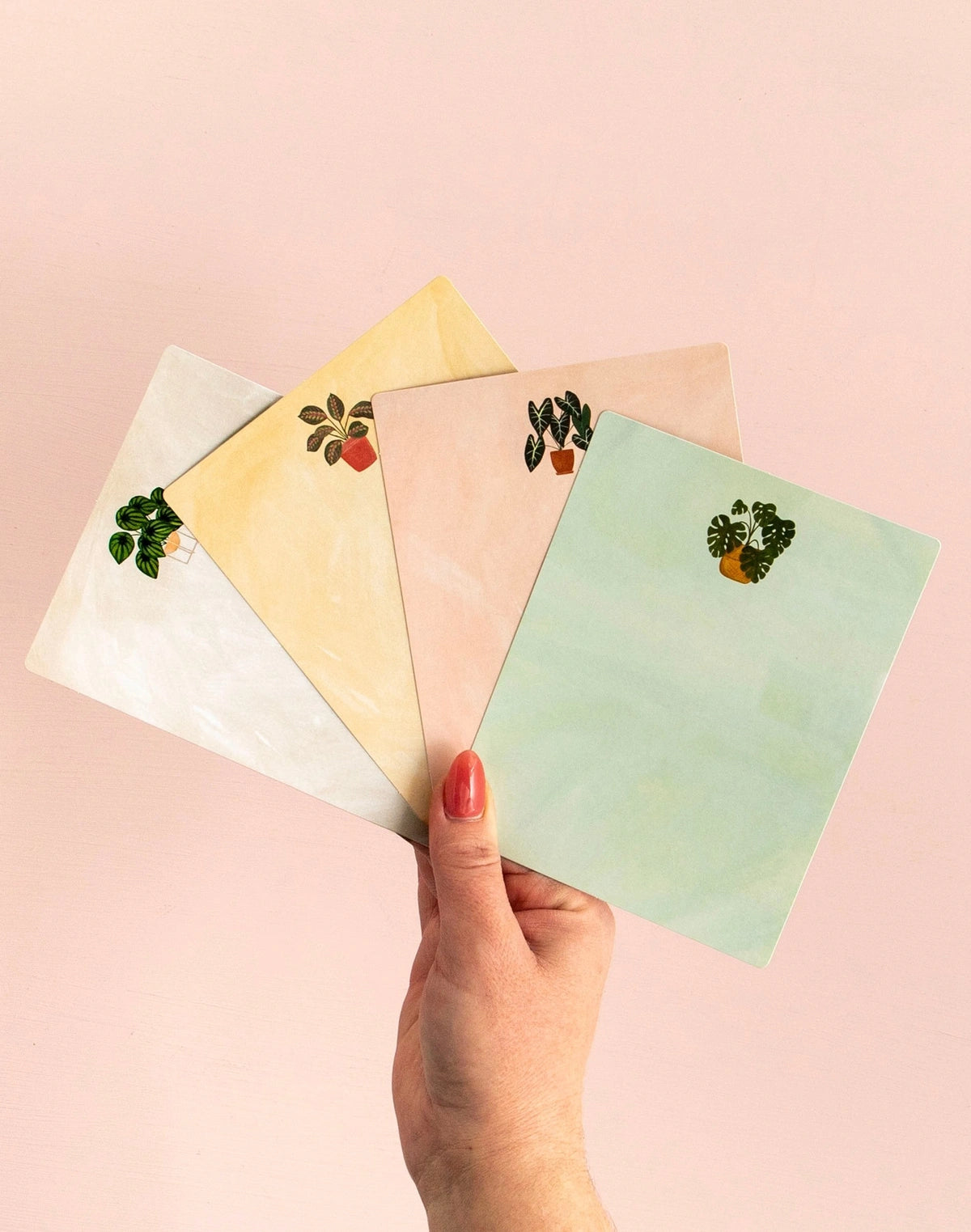 Houseplants Flat Note Set