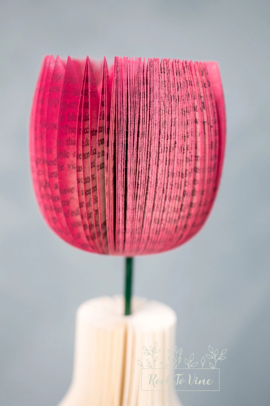 Tulip Book Vase