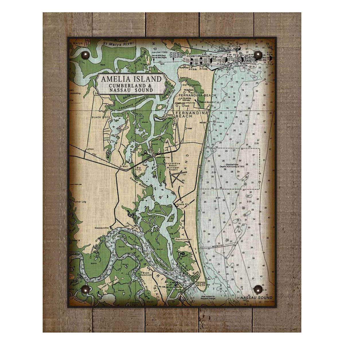 Amelia Island Nautical Chart – Cummer Museum Shop