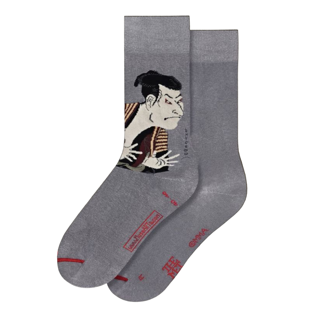 Toshusai Sharaku - Kabuki Actor Socks