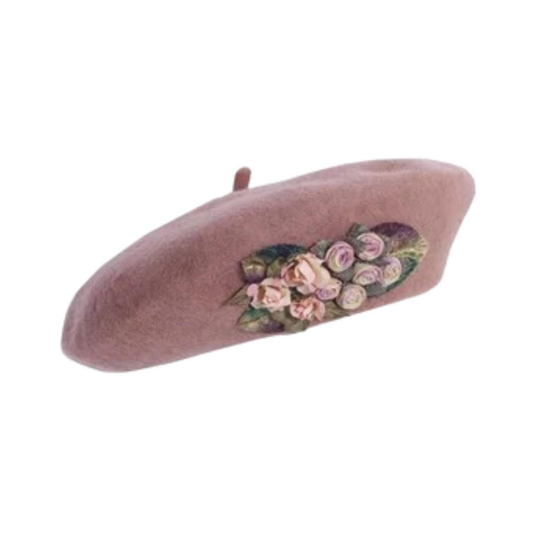 Dried Rosette Tam Beret