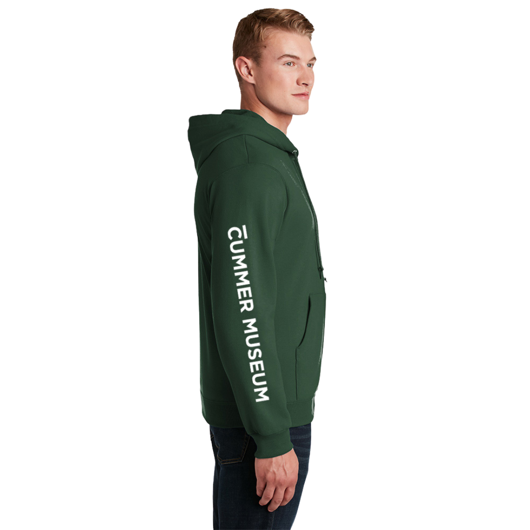 Cummer Logo Green Hoodie