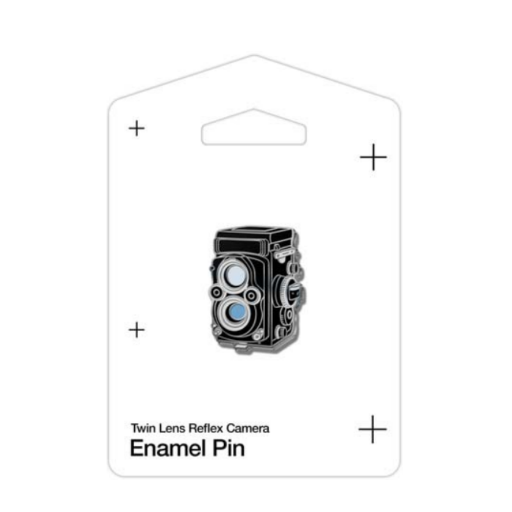 Twin Lens Enamel Pin