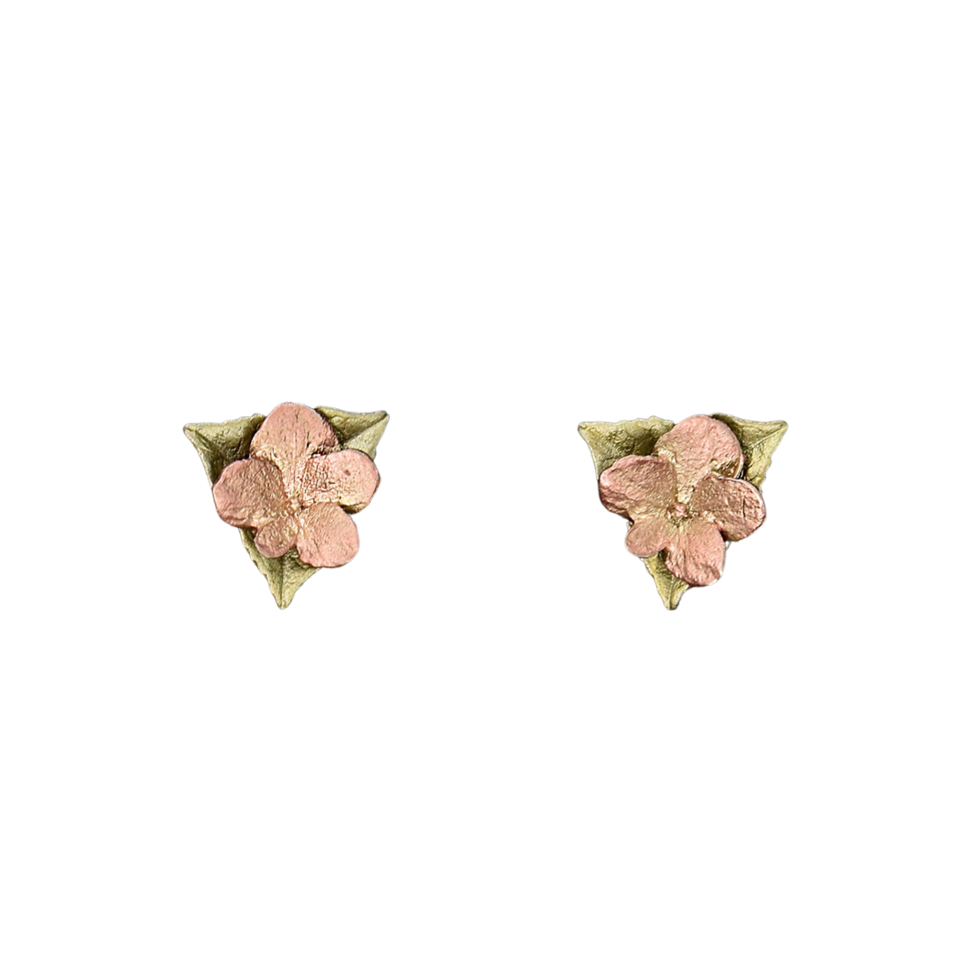 Hydrangea Post Earrings