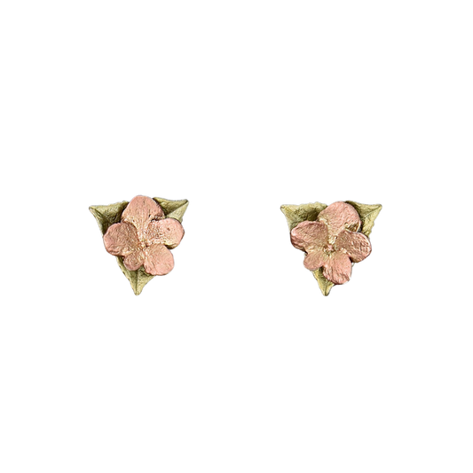 Hydrangea Post Earrings