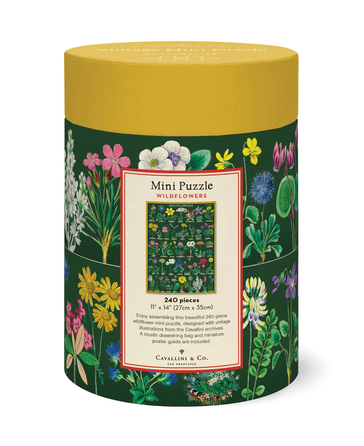 Wildflowers 240 Piece Vintage Mini Puzzle