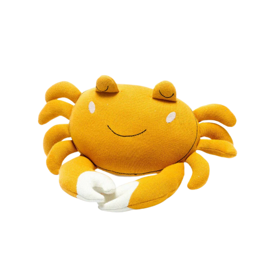 Organic Cotton Knitted Crab Plush