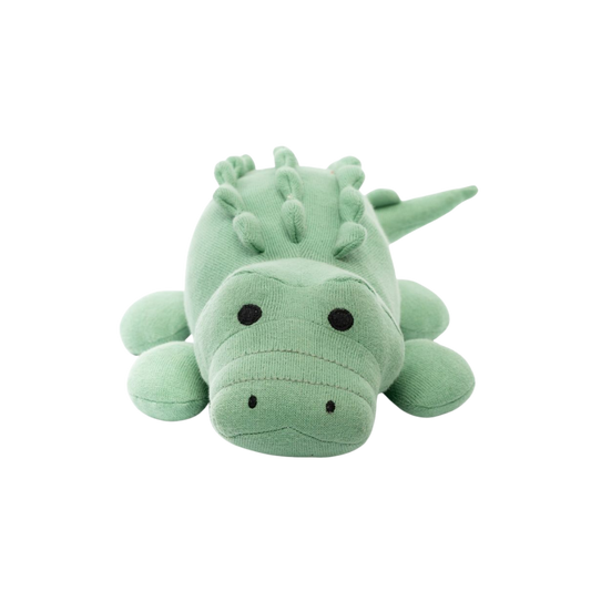 Organic Cotton Knitted Crocodile Plush