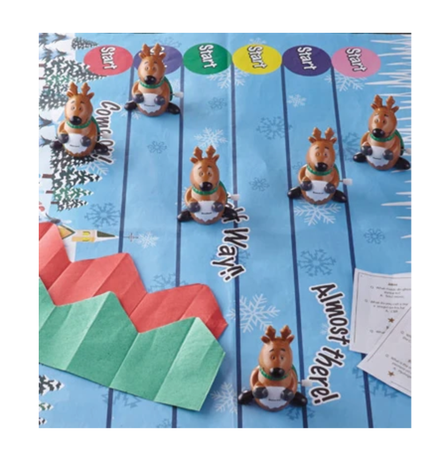 Racing Reindeer Crackers