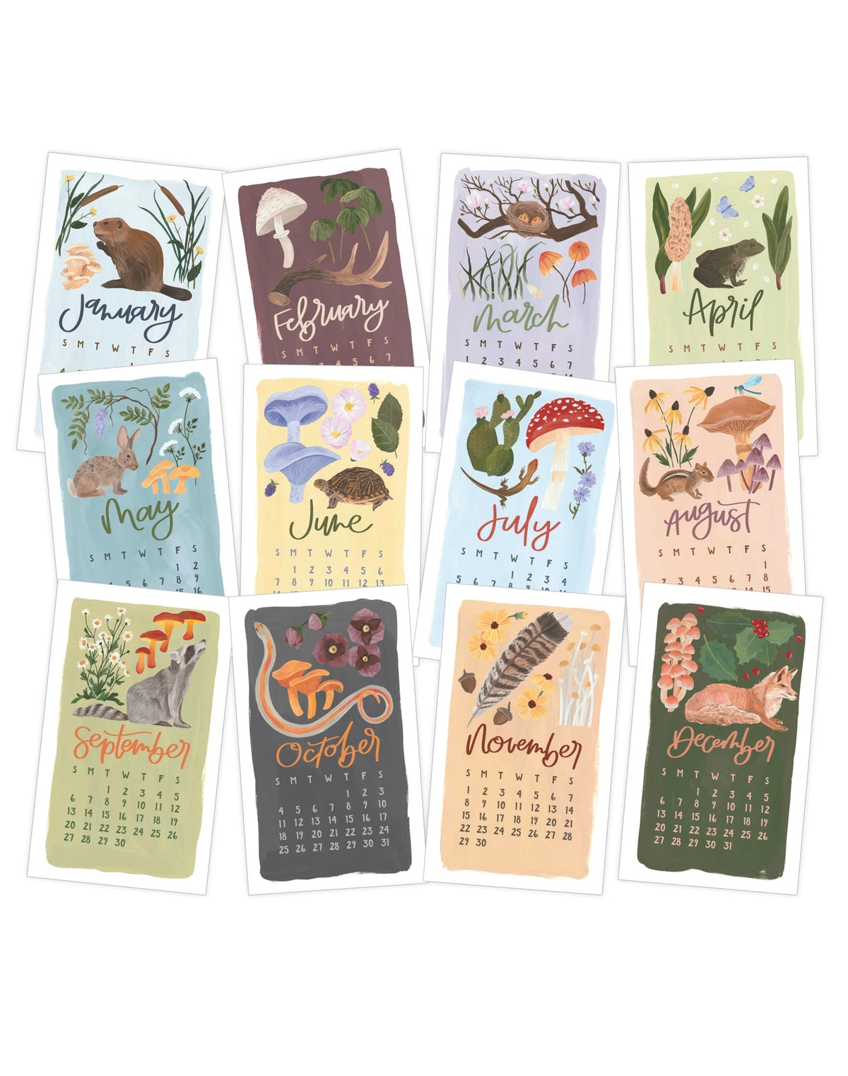 Flora and Fauna 2026 Calendar