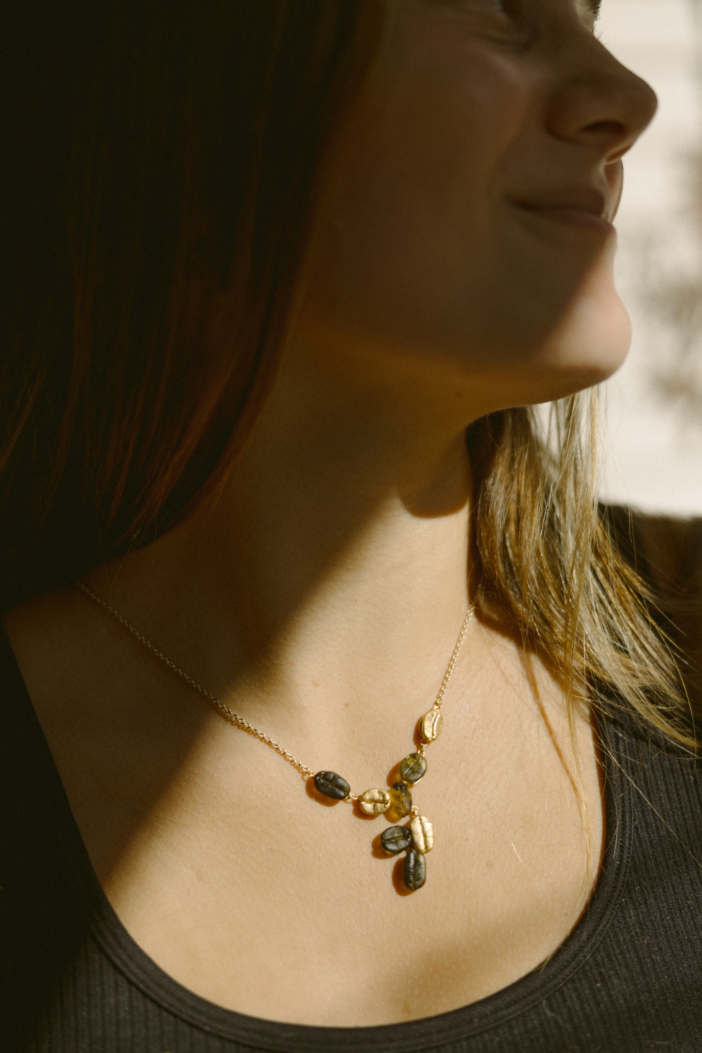 Roasted Coffee Bean Pendant