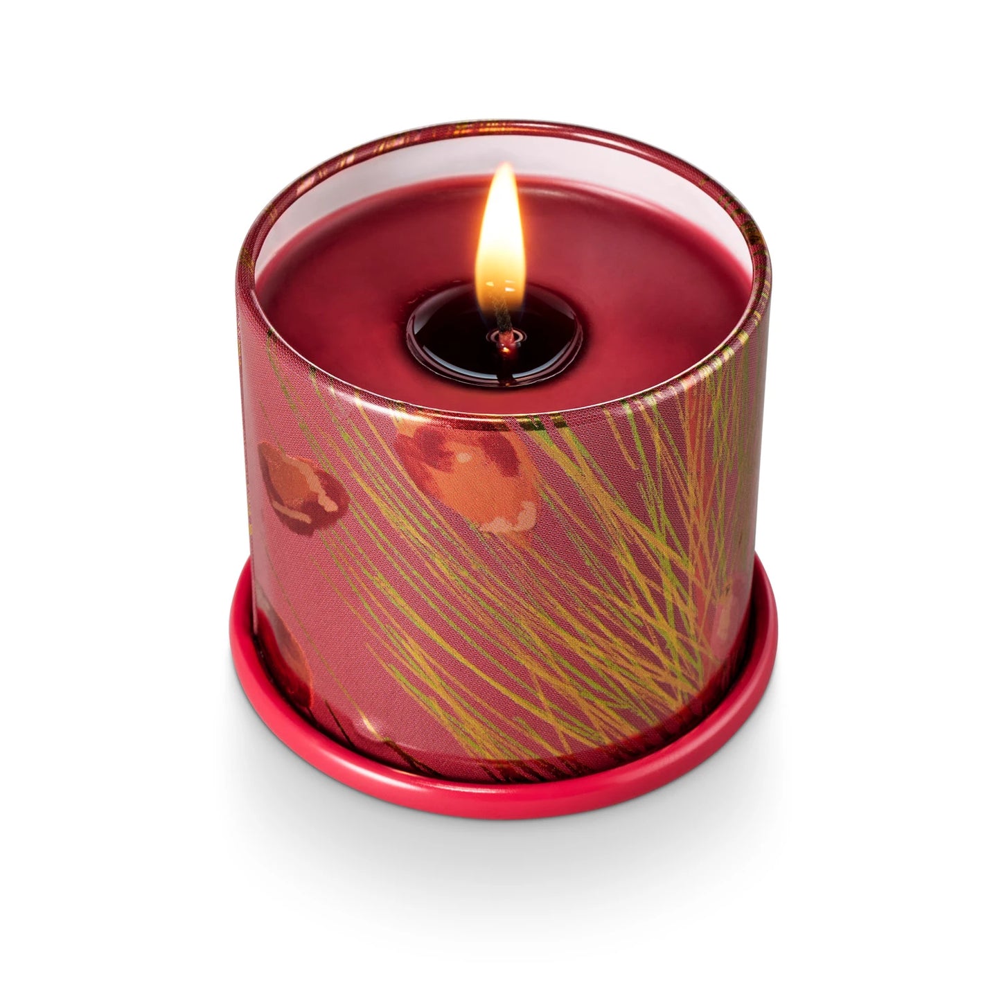 Crimson Woods Tin Candle