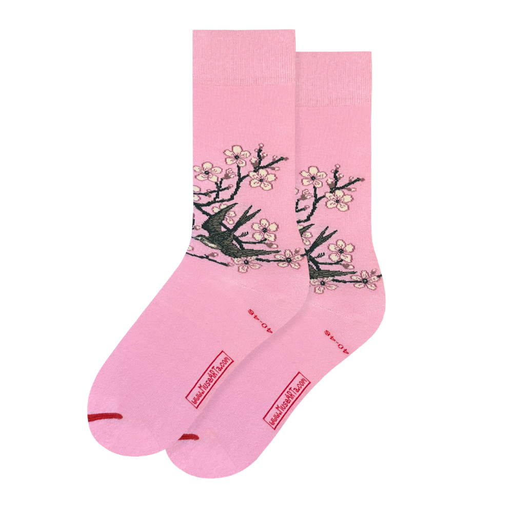 Almond Blossom & Swallow Socks