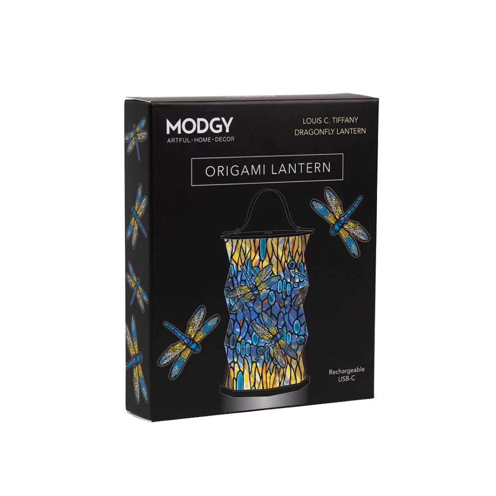 Louis C. Tiffany Dragonfly Origami Lantern