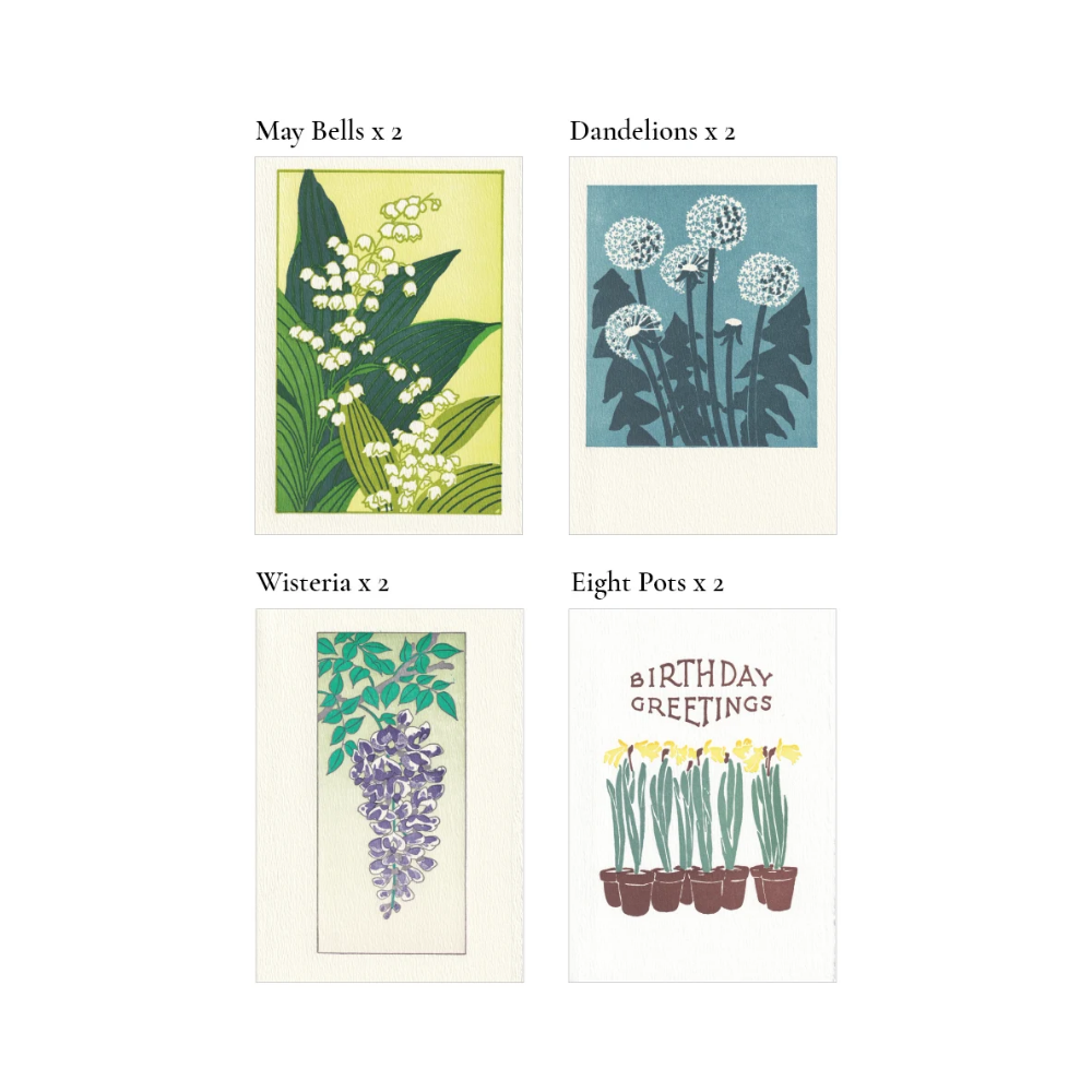 Floral Letterpress Notecard Set