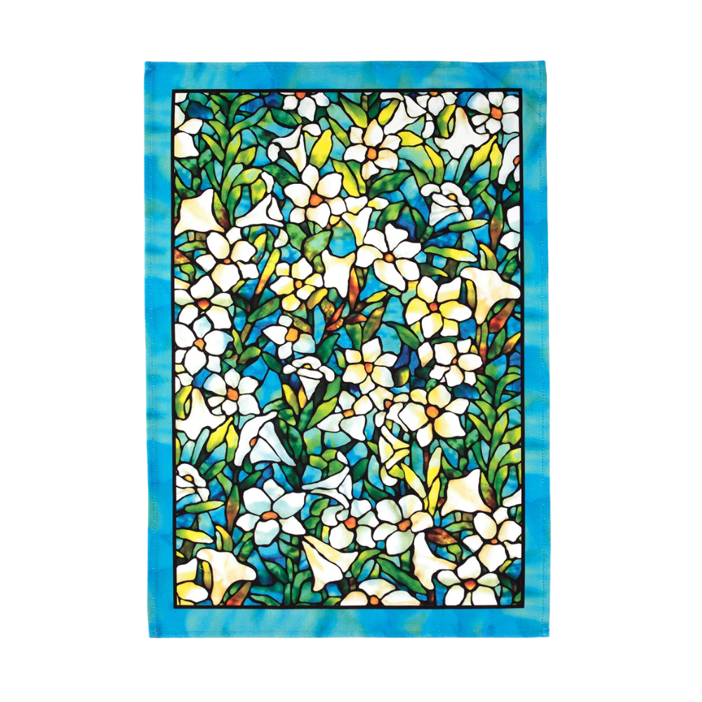 Tiffany Field of Lilies Tea Towel
