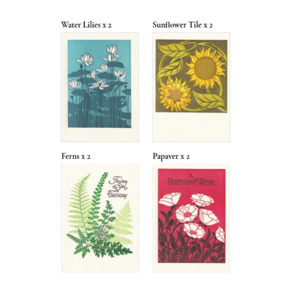 Botanical Letterpress Notecard Set
