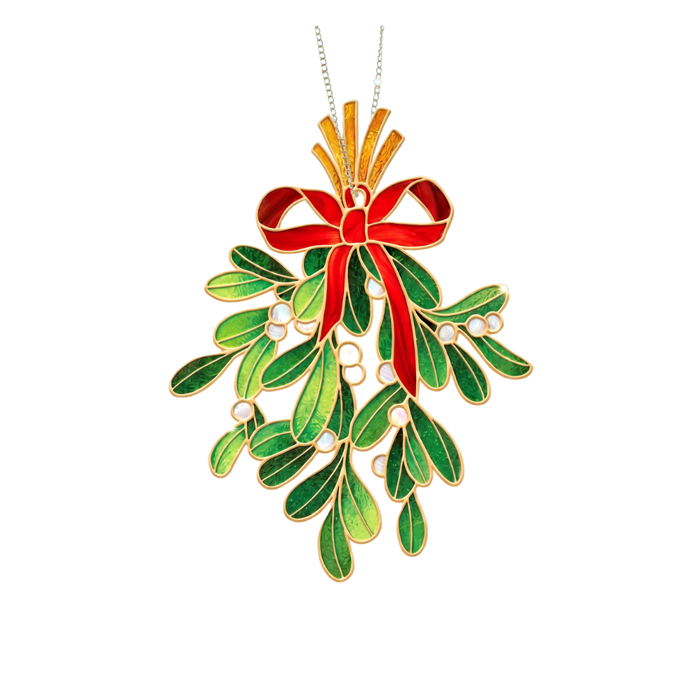 Festive Mistletoe Suncatcher