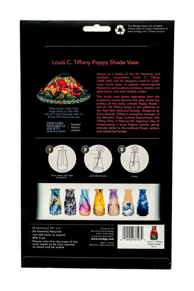 Louis C. Tiffany Poppy Vase