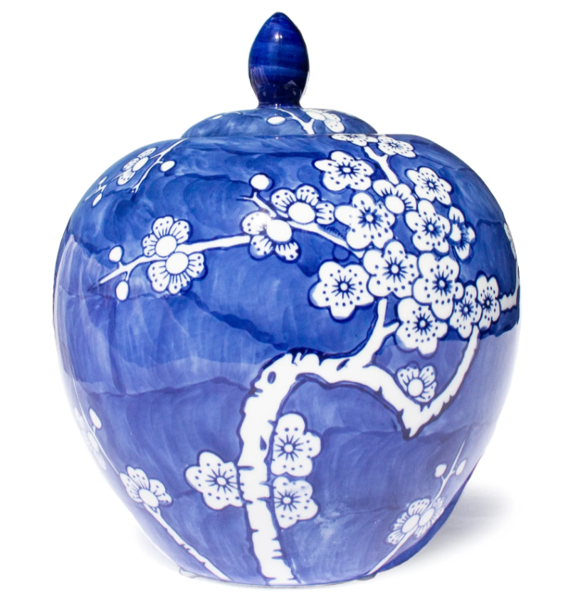Cherry Blossom Round Jar