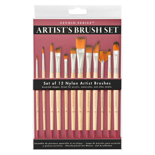 12-Piece Paintbrush Set