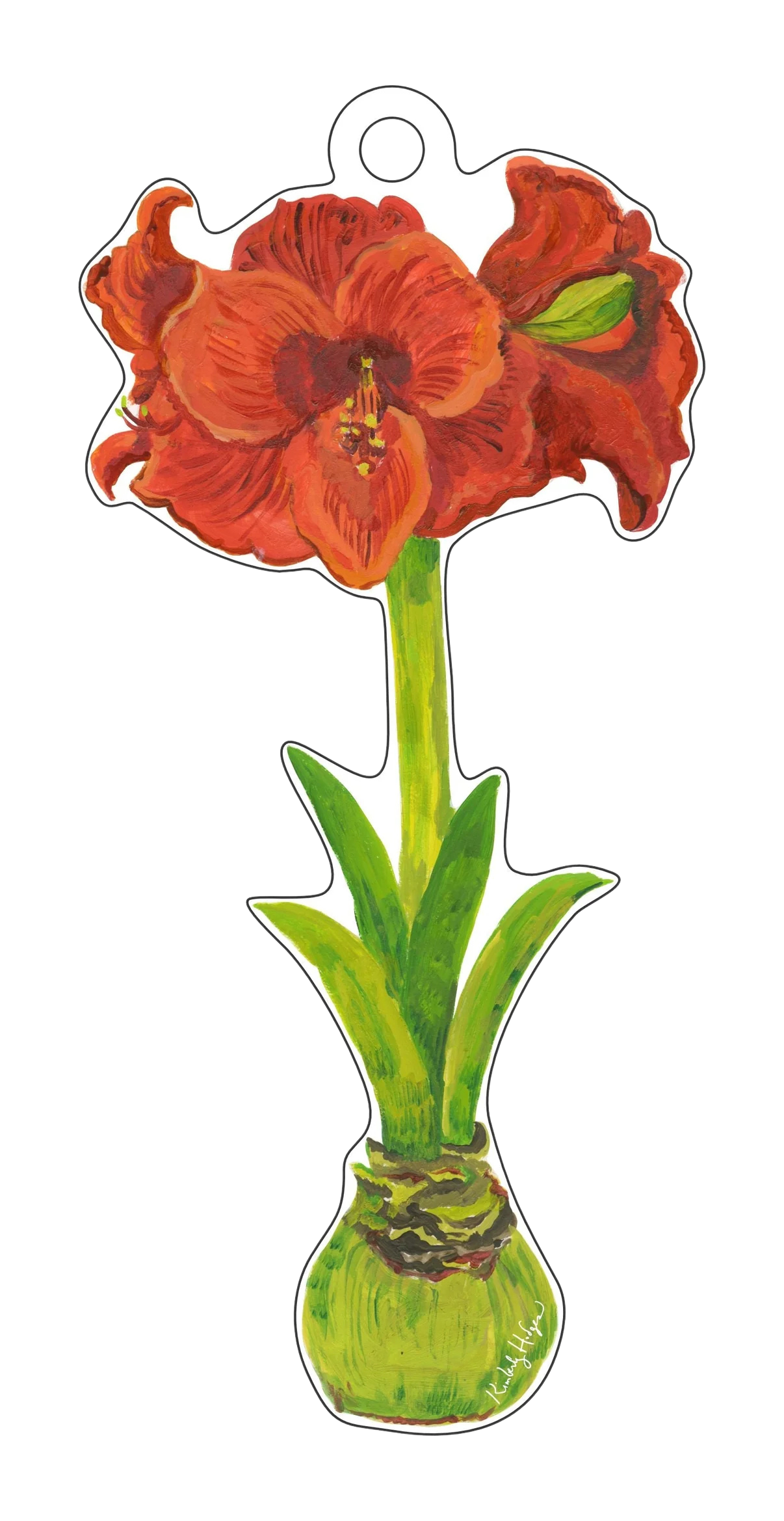 Floral Holiday Ornaments