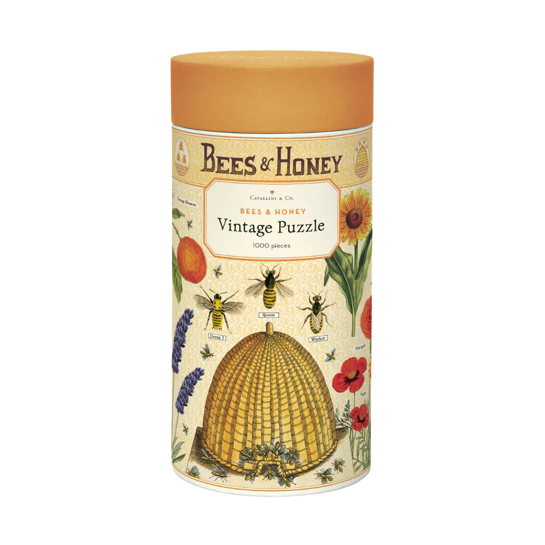 Bees & Honey 1000 Piece Vintage Puzzle