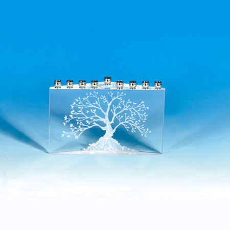 Etz Chaim Crystal Menorah