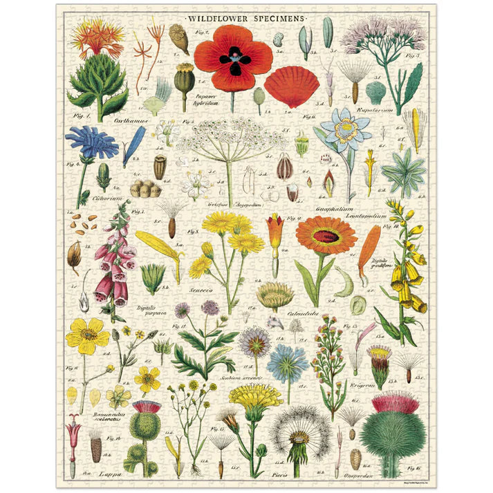Wildflowers & More 1000 Piece Vintage Puzzle