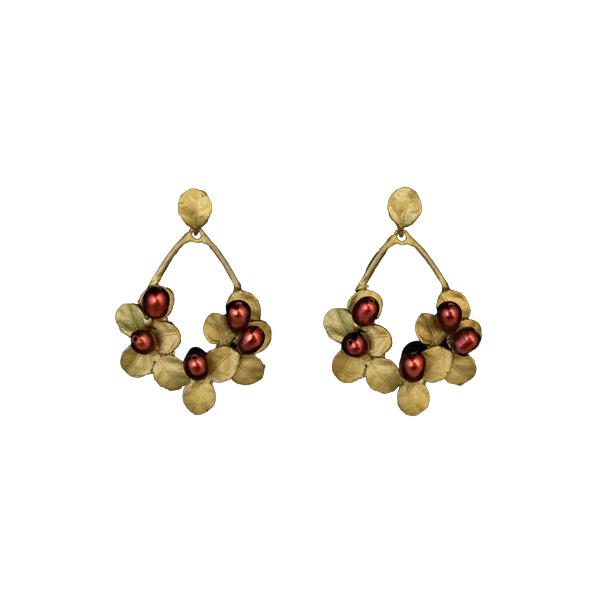 Firethorn Hoop Earrings