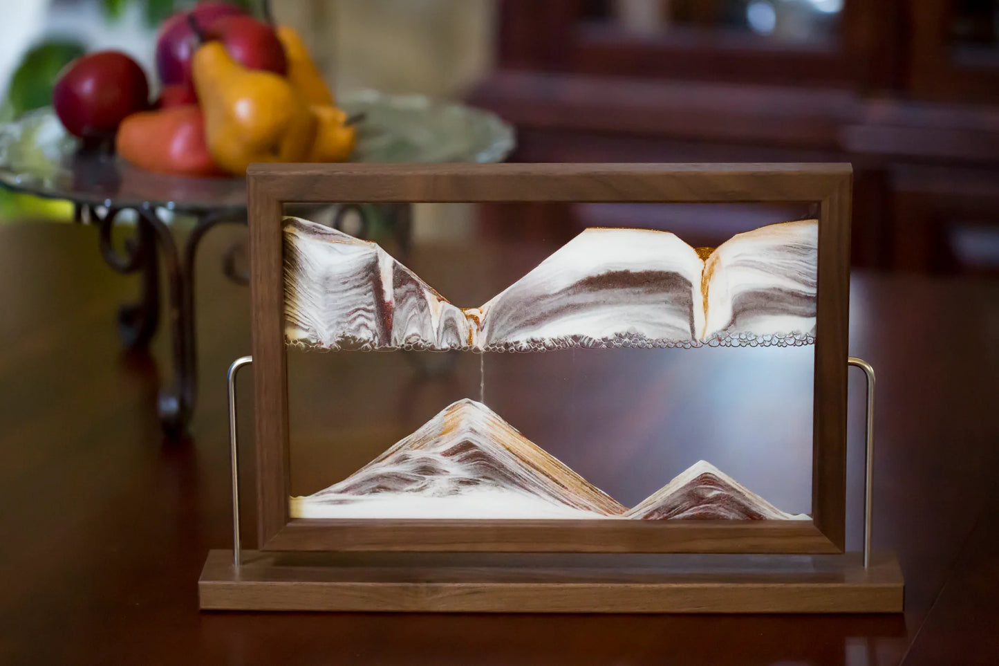 Walnut Moving Sand Art