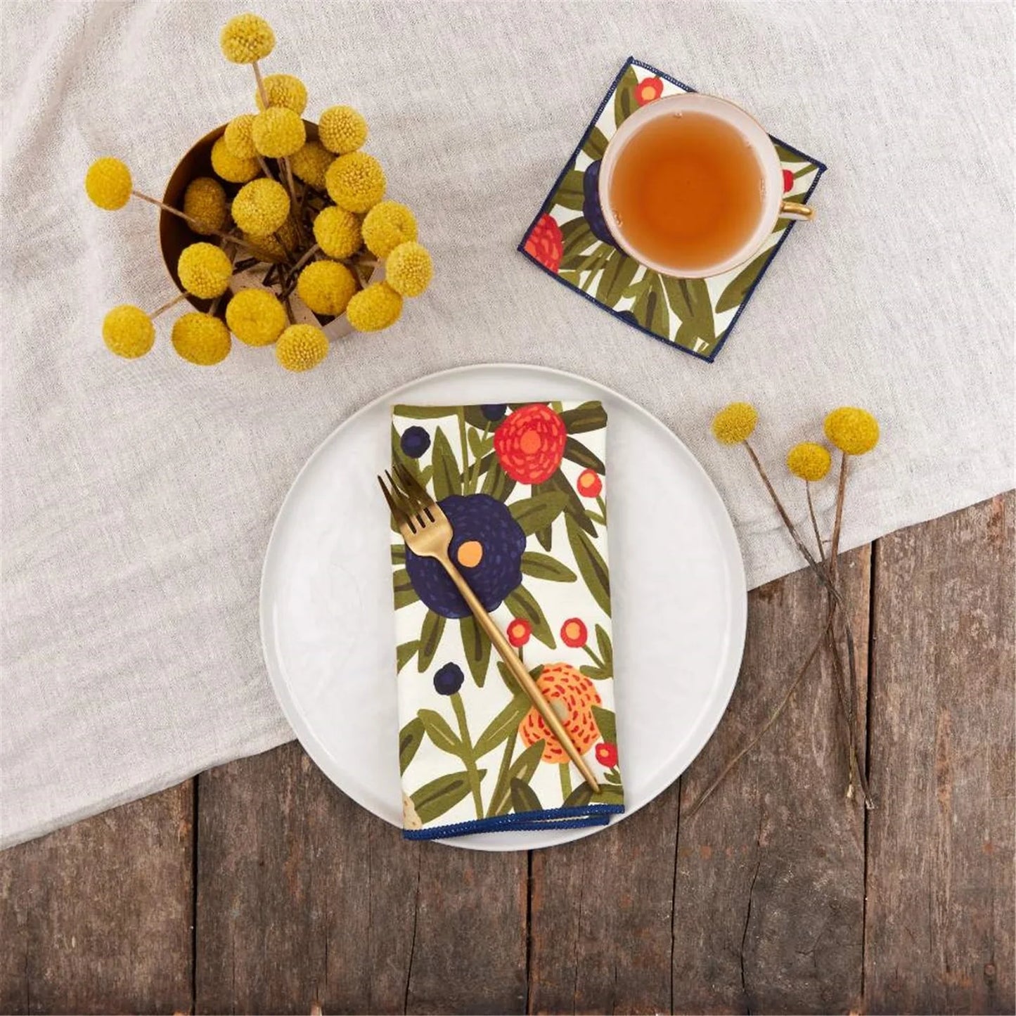 Harvest Sunshine Eco-Friendly Dinner Napkins - Set of 6