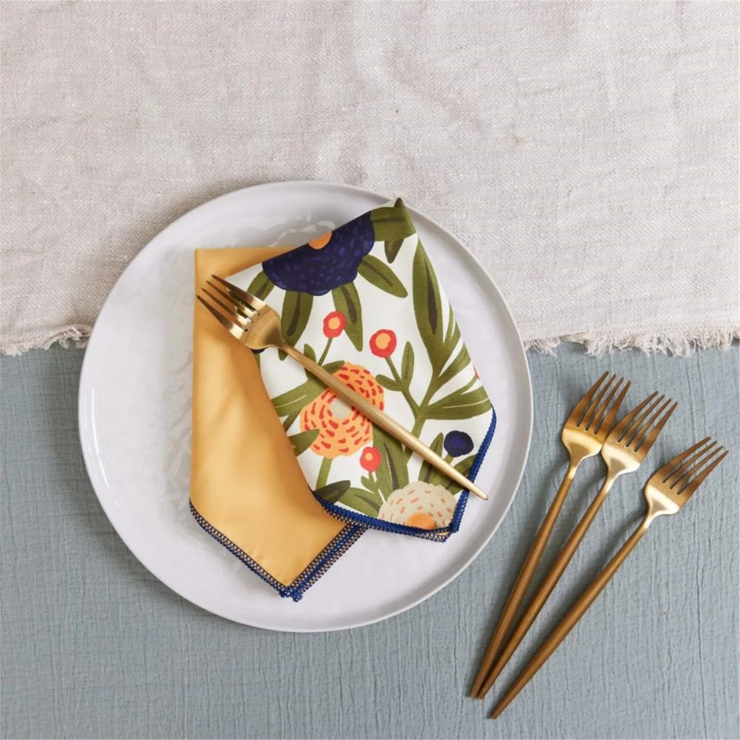 Harvest Sunshine Eco-Friendly Dinner Napkins - Set of 6