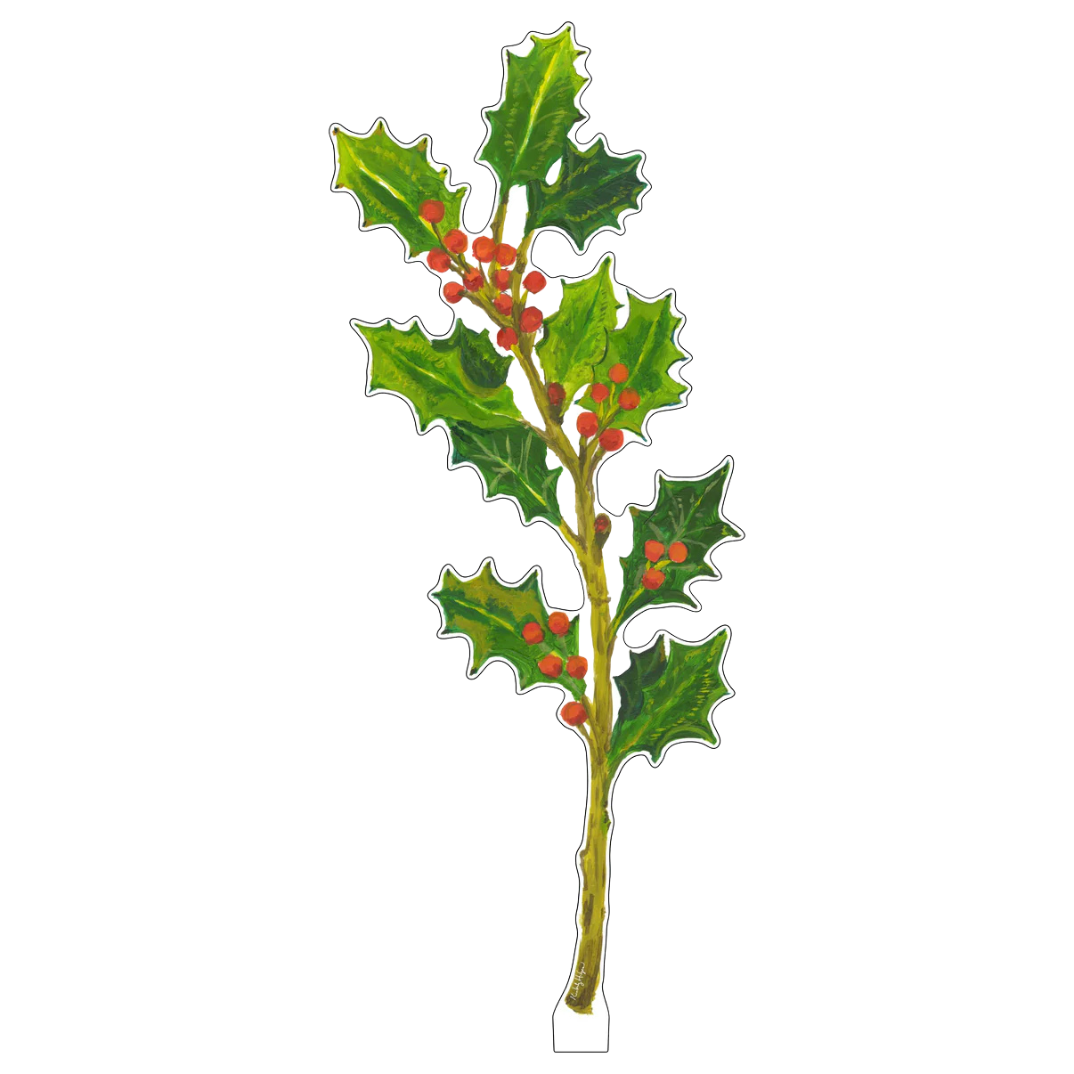 Holly Greenery Decor