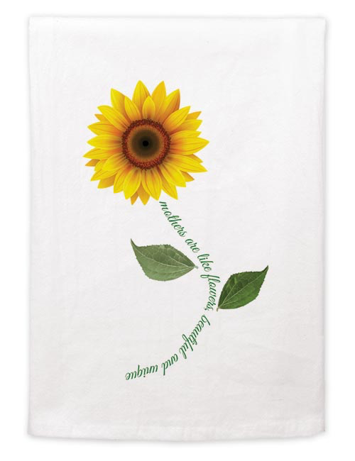 Mothers are Like Flowers Kitchen Towel