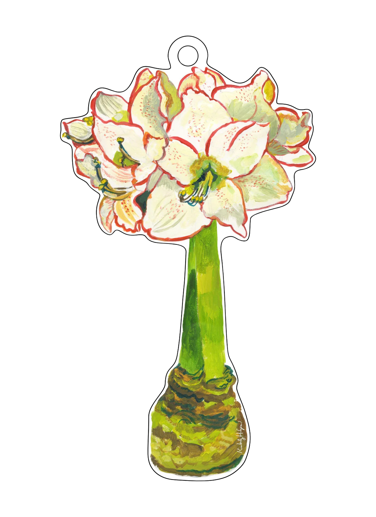 Floral Holiday Ornaments