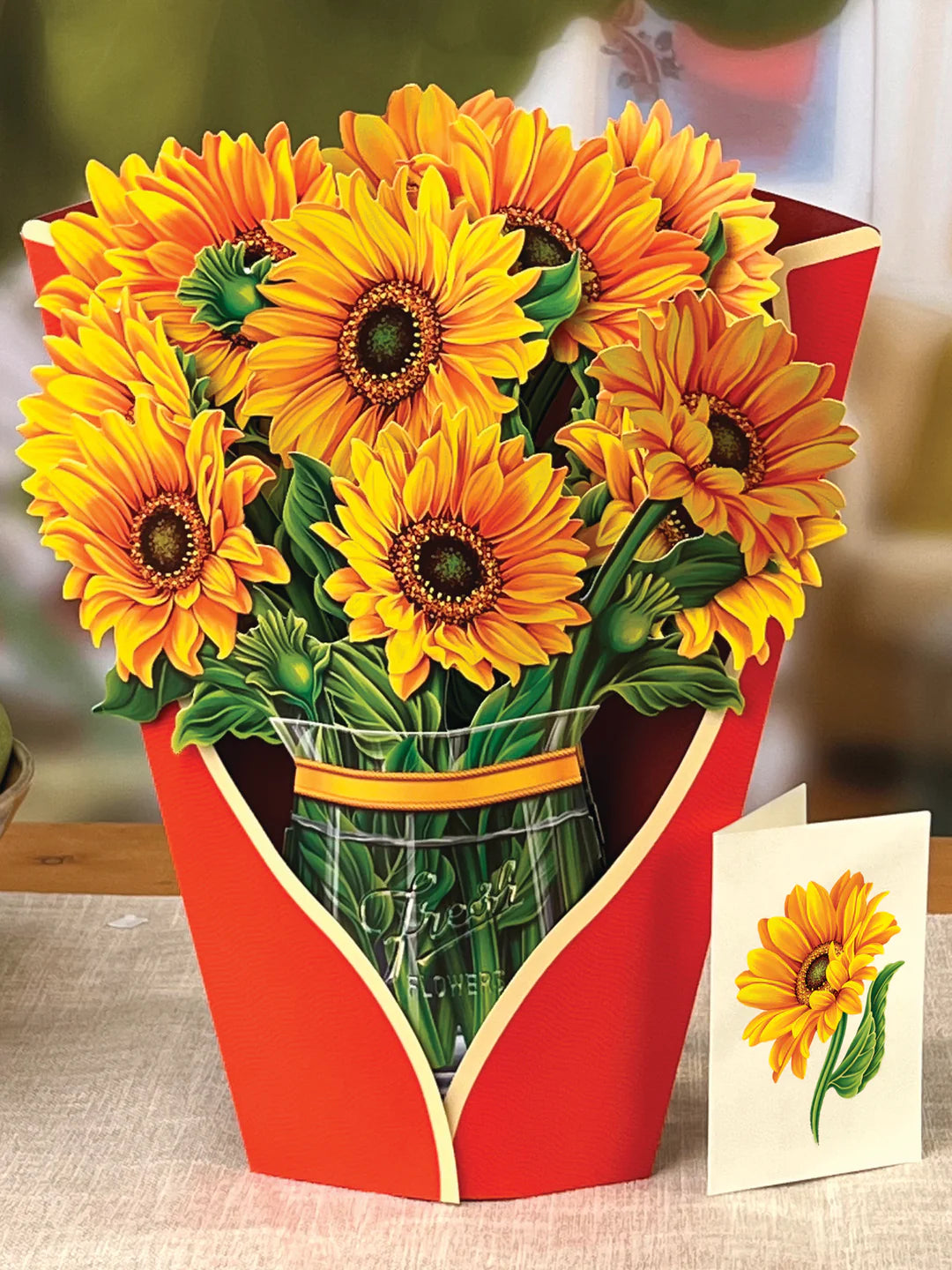 Sunflowers Pop-Up Bouquet Card