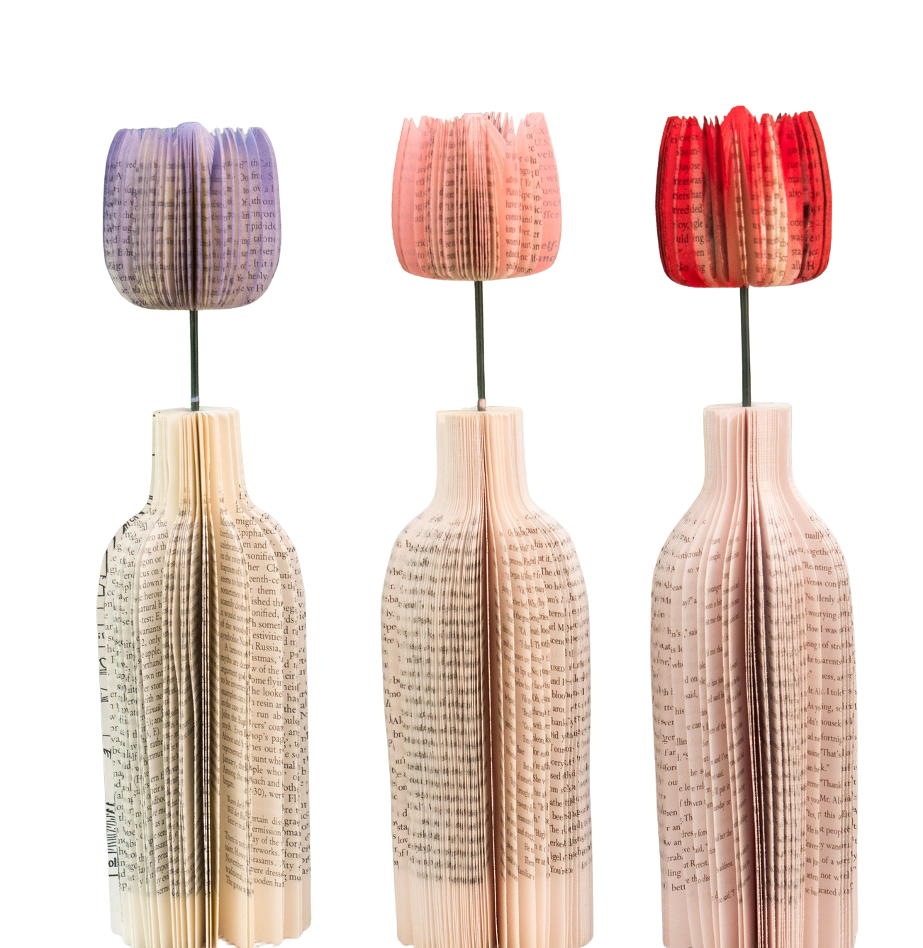 Tulip Book Vase