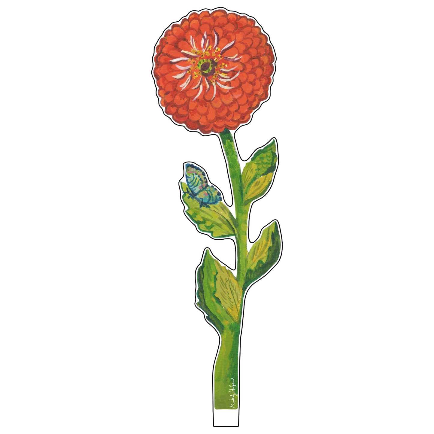 Zinnia Acrylic Stem