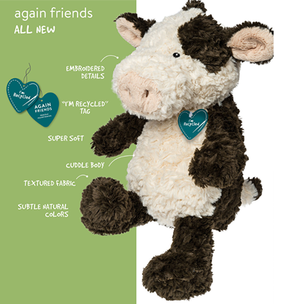 Again Friends Plush Cow