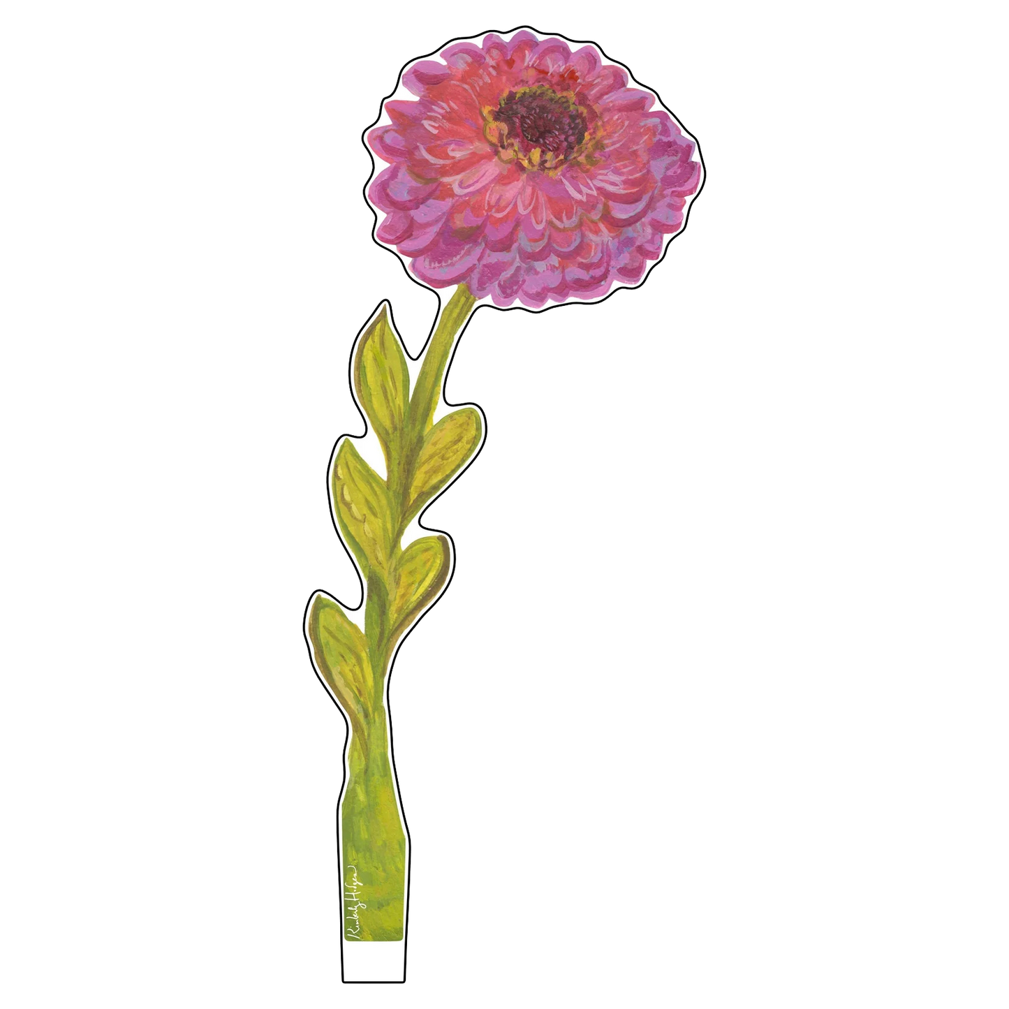 Zinnia Acrylic Stem