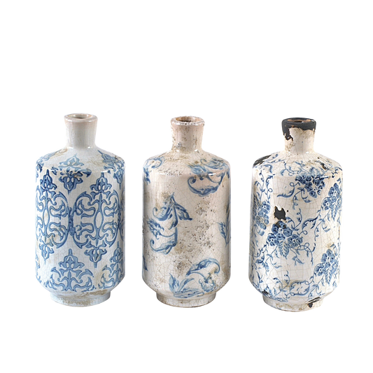 Large Floral Bud Vase