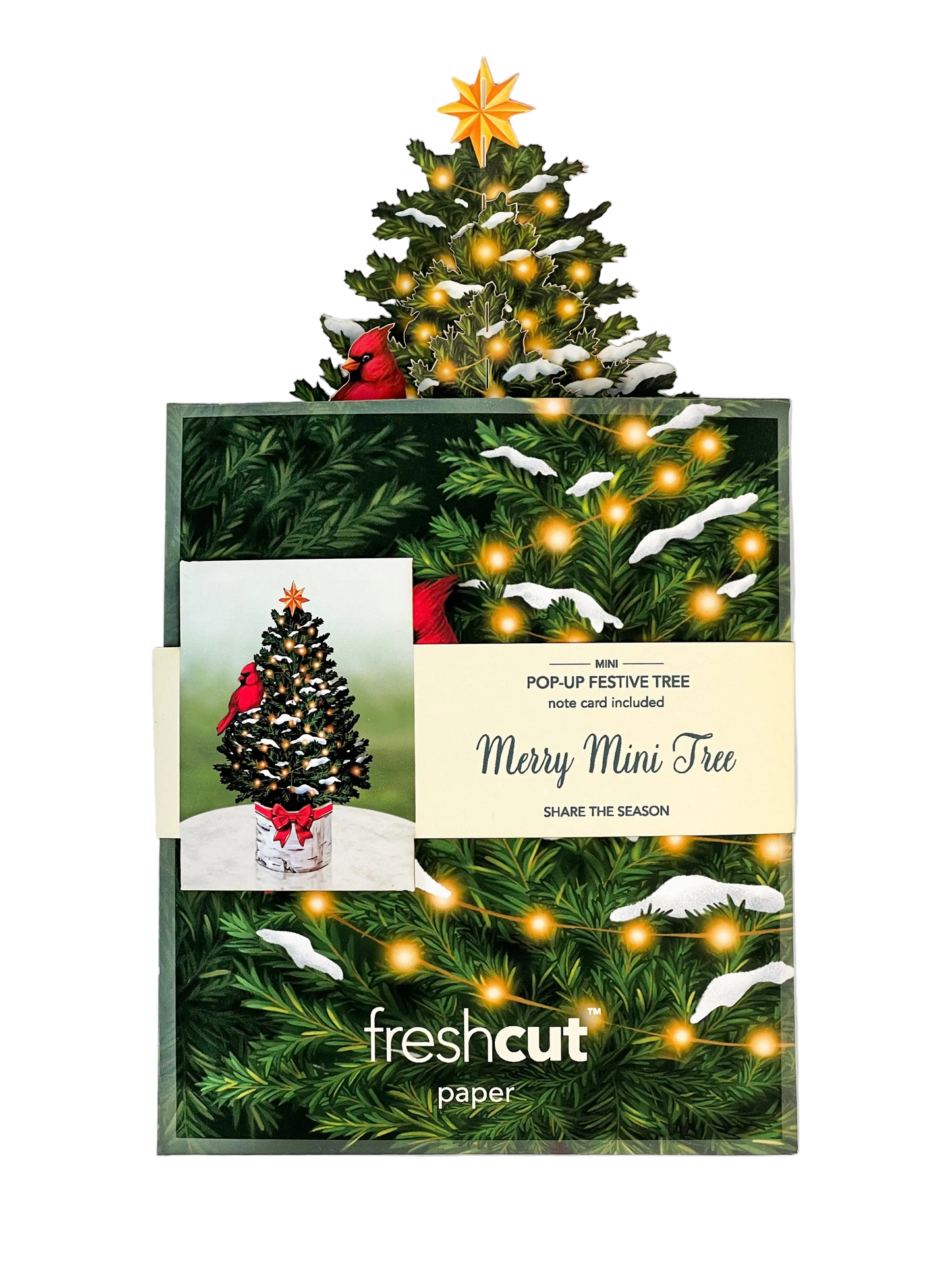 Mini Merry Tree Pop Up Card