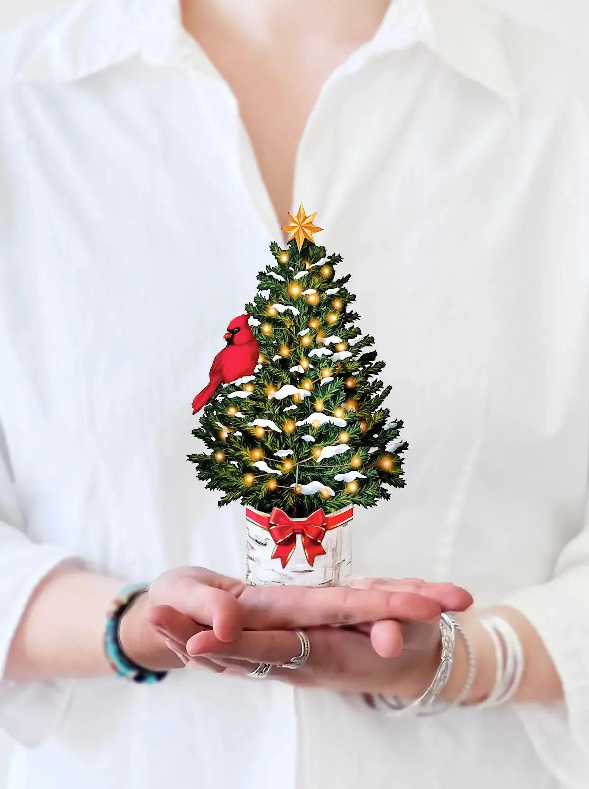 Mini Merry Tree Pop Up Card