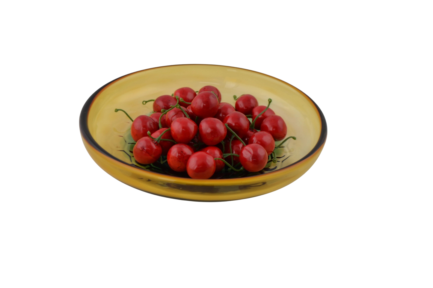 Amber & Blue Serving Bowl