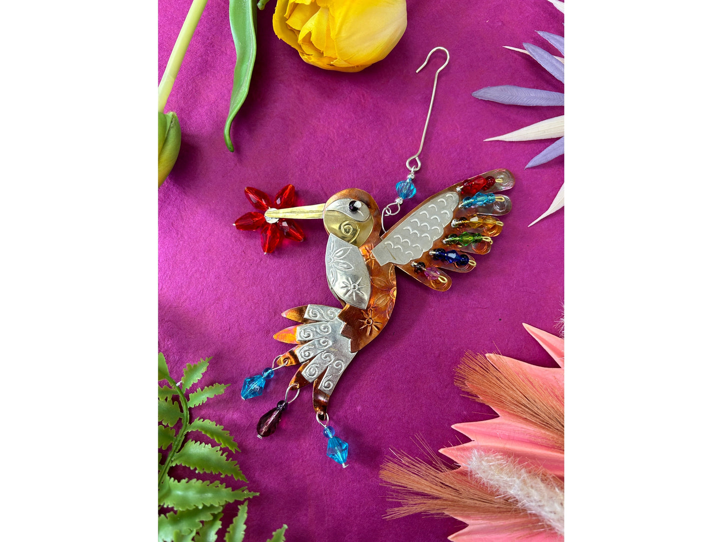 Peaceful Hummingbird Ornament