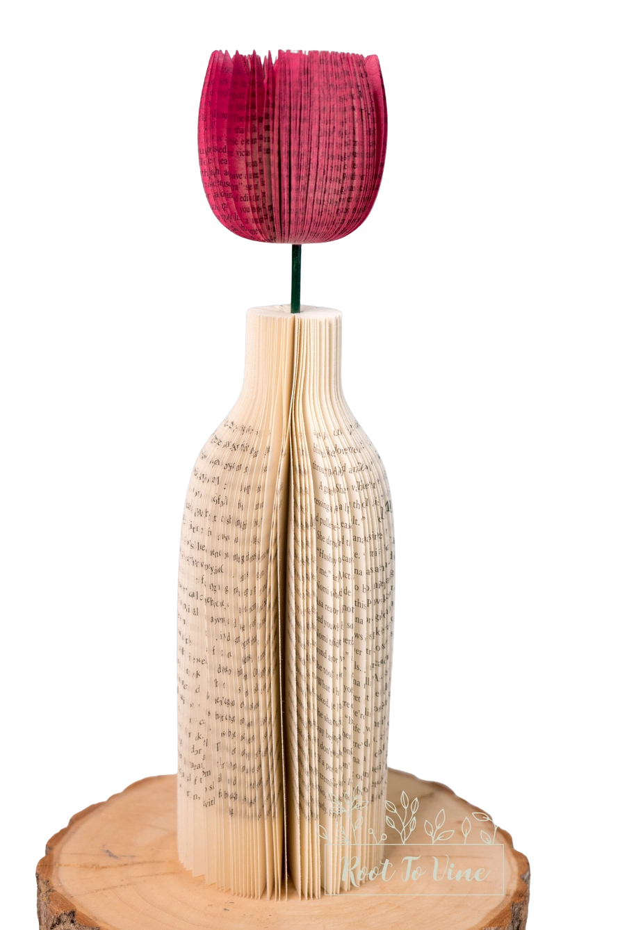Tulip Book Vase