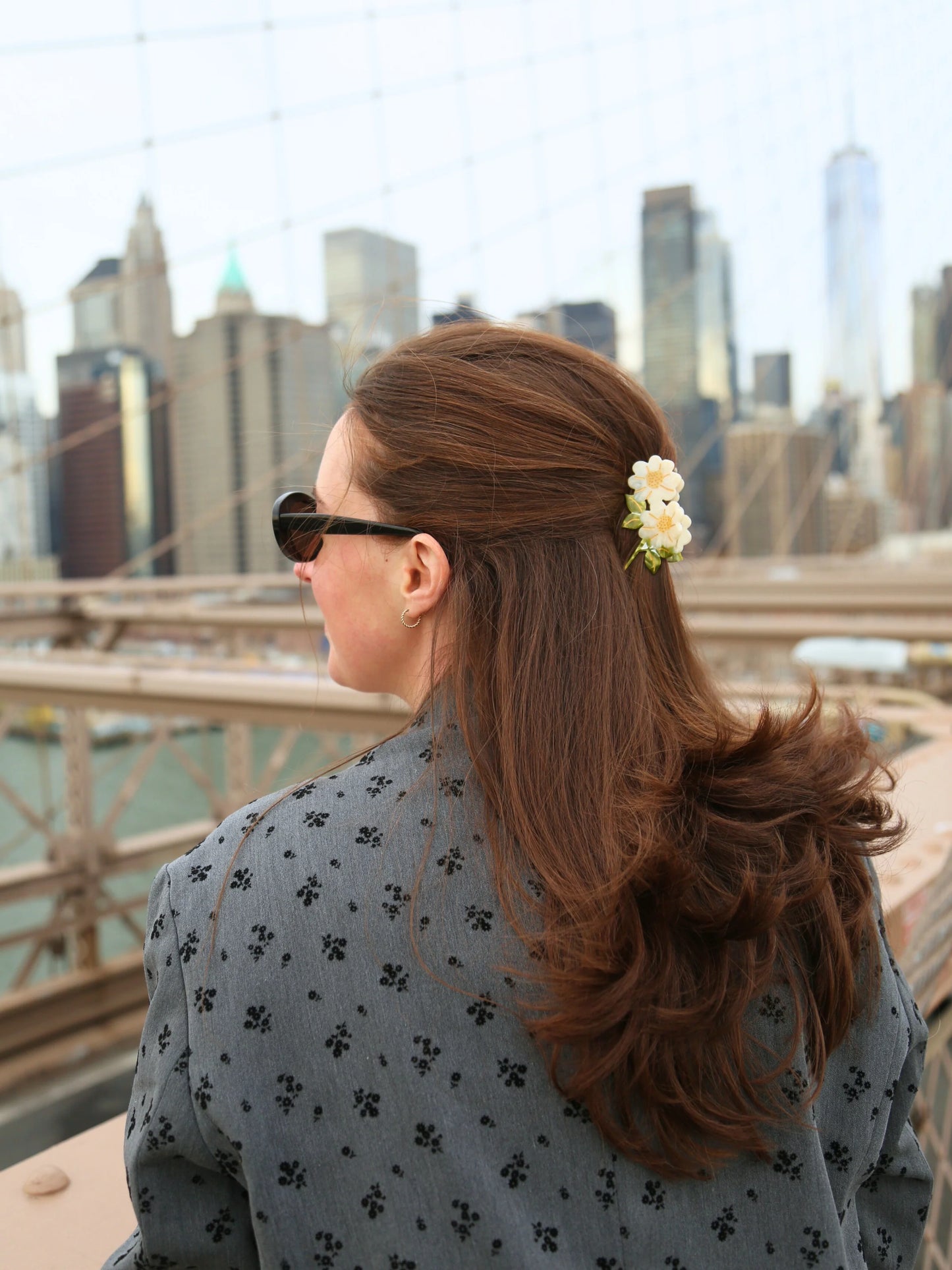 Vintage Daisy Claw Clip