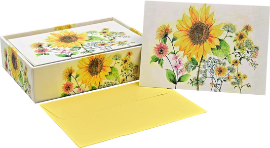 Sunflower Boxed Notecards